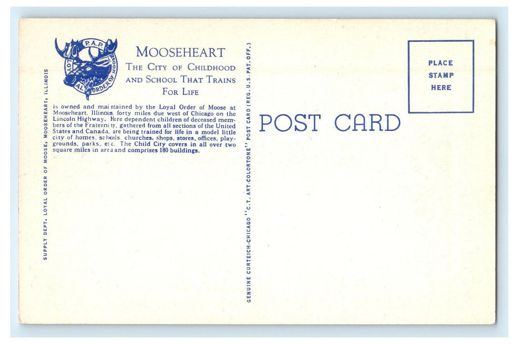 c1940s Philadelphia Memorial Hospital at Mooseheart Illinois IL Postcard