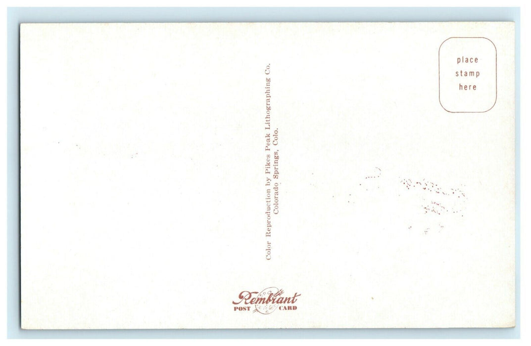 c1960's Greetings From Sheridan Wyoming WY Rams Bears Unposted Vintage Postcard