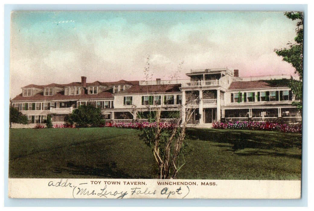 c1930's Toy Town Tavern Winchendon Massachusetts MA Posted Vintage Postcard