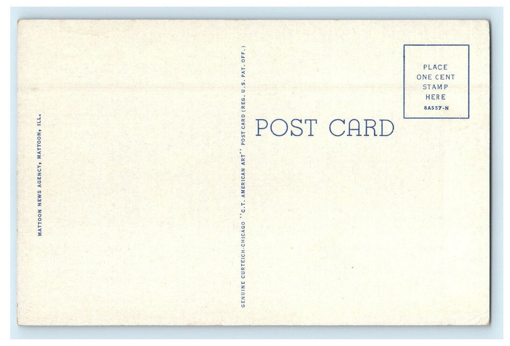 c1940s Lincoln Log Cabin Lincoln Log Cabin State Park Illinois IL Postcard