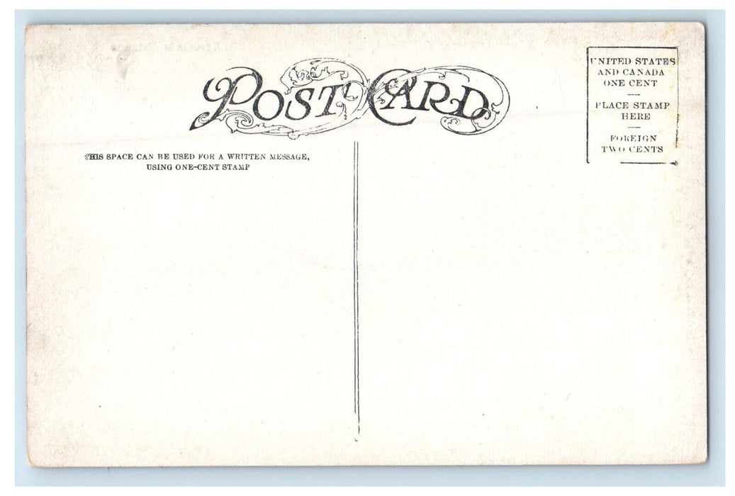 c1910 Silverton-Ouray Toll Road, Mt Abrams in Distance Colorado CO Postcard