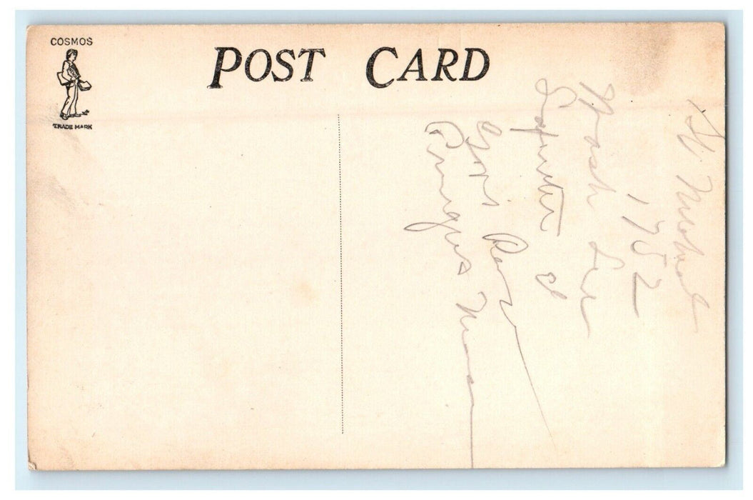 c1910 Comanche Steamer Ship Sailing in New York NY Antique Postcard