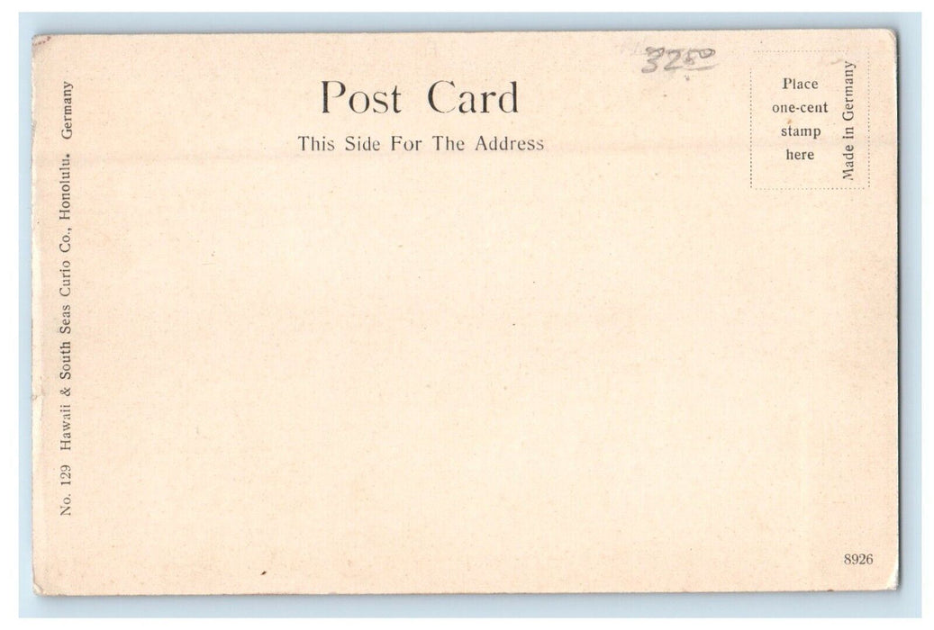 c1905 Cave Of Onomea Hawaii HI, Aloha Nui Hawaiian Islands Antique Postcard