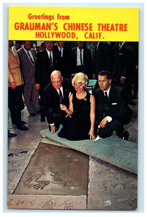 Greetings From Grauman's Chinese Theatre Hollywood California CA Postcard