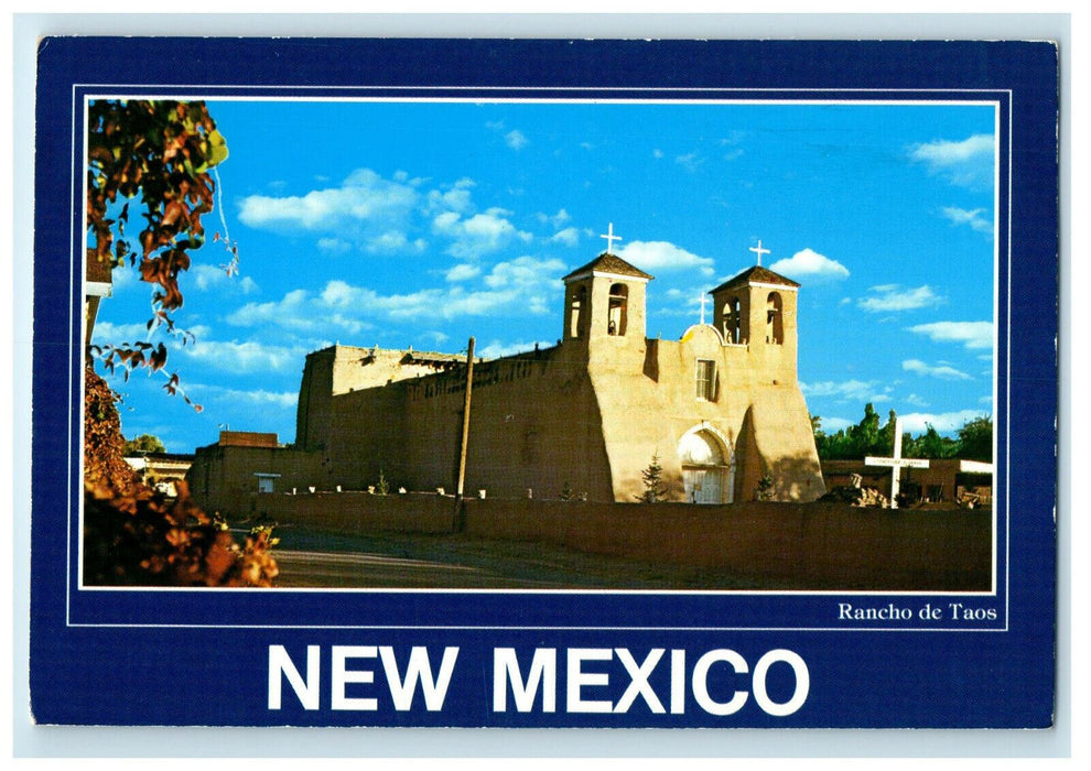 c1960s Rancho De Taos New Mexico NM Supreme Enchanment Series Postcard