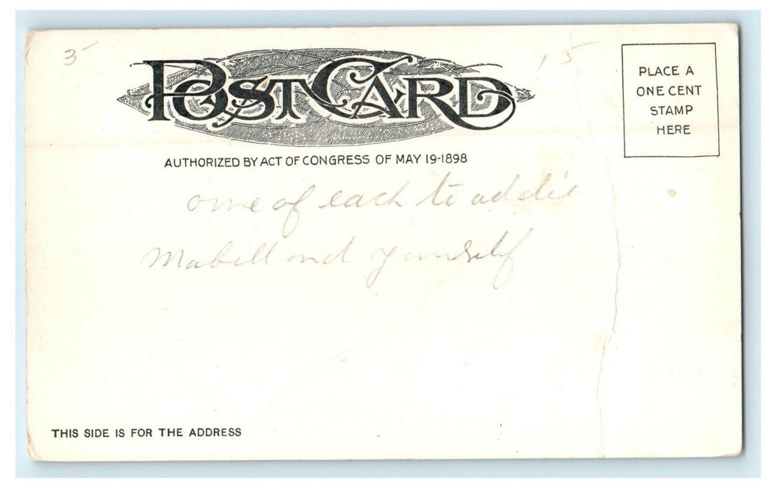 c1905 Congregational Church Whitinsville Massachusetts MA Antique Postcard