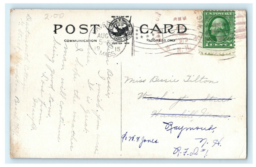 1915 Boars Head From North Beach Hampton Beach New Hampshire NH Postcard