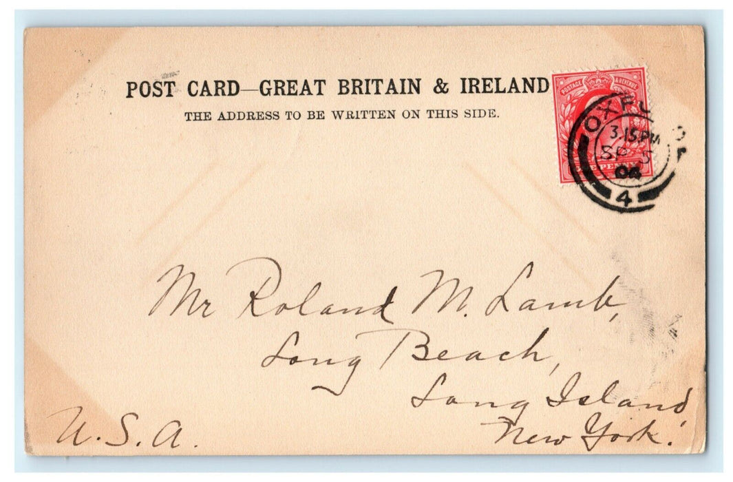 1904 Magdalen College Oxford London United Kingdom England Posted Postcard