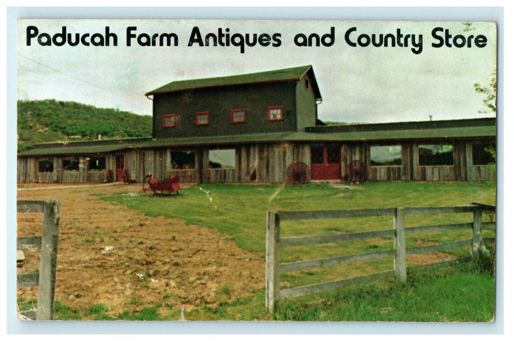 Paducah Farm Antiques Store Museum New Martinsville West Virginia WV Postcard