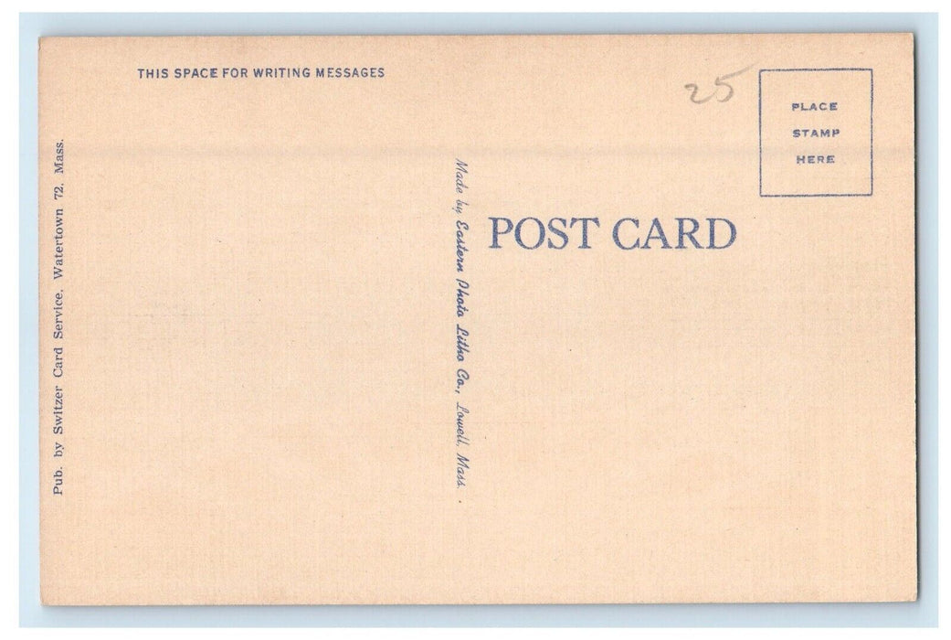 Greetings From Augusta Maine ME, Large Letters Unposted Vintage Postcard