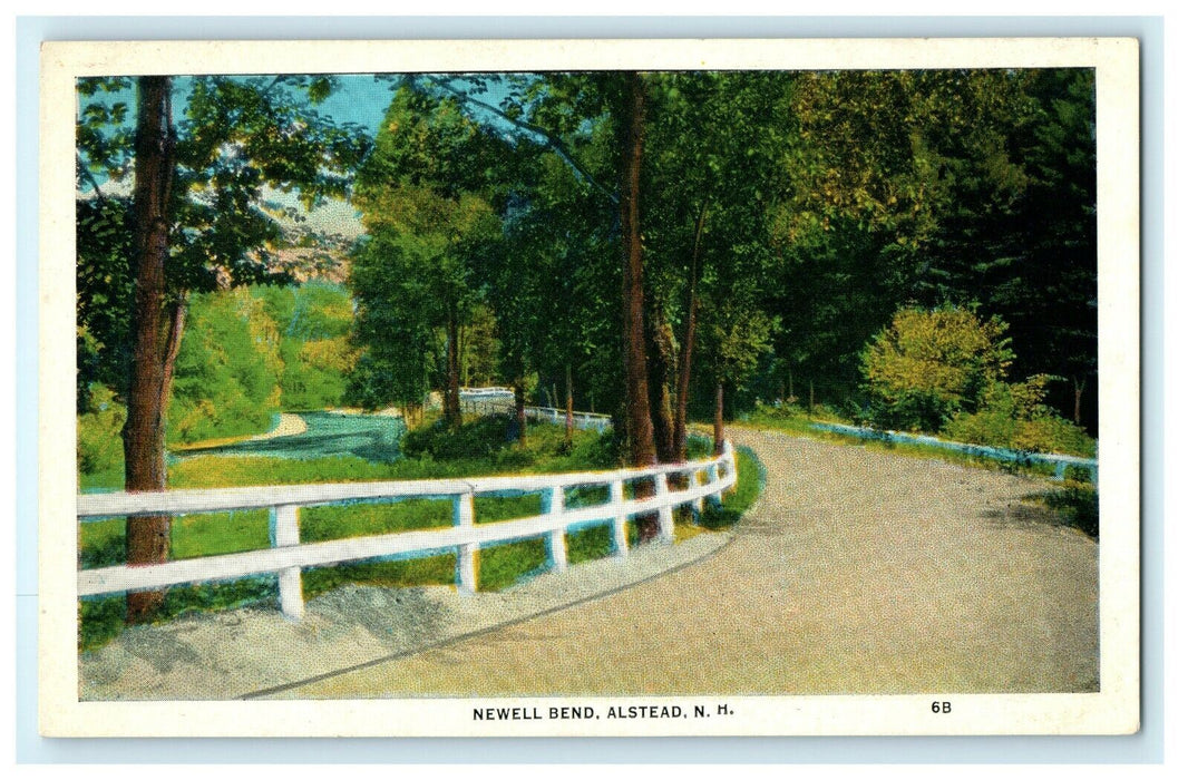 1910 Newell Bend Rd. Alstead, New Hampshire NH Antique Postcard