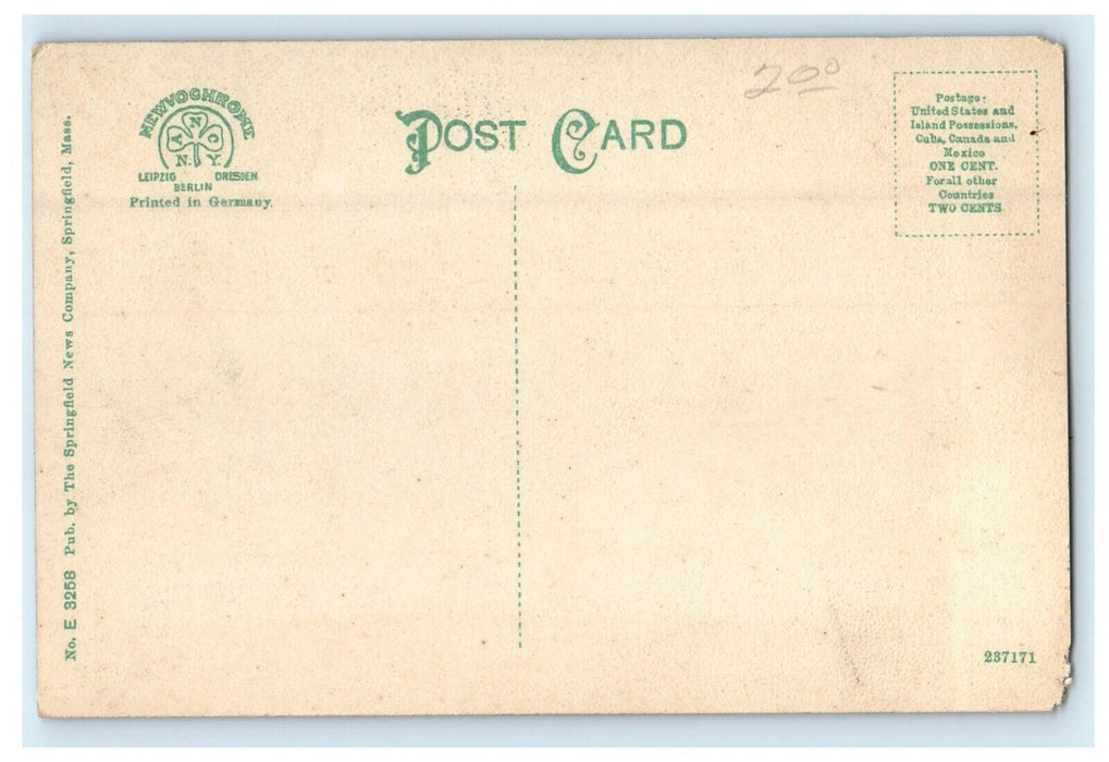 c1910's Stevens High School Campus Building Claremont New Hampshire NH Postcard