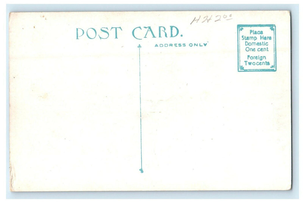 c1910's Christ Church Street View Portsmouth New Hampshire NH Antique Postcard