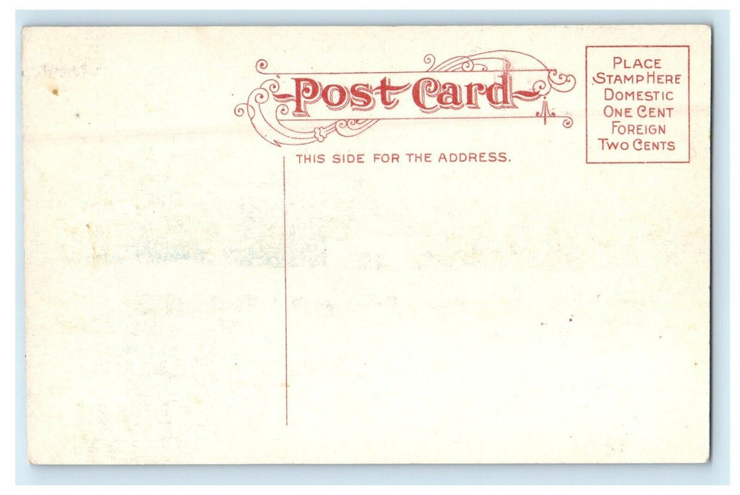 c1910's Bridge In Ingersoll Park Gazebo Des Moines Iowa IA Antique Postcard