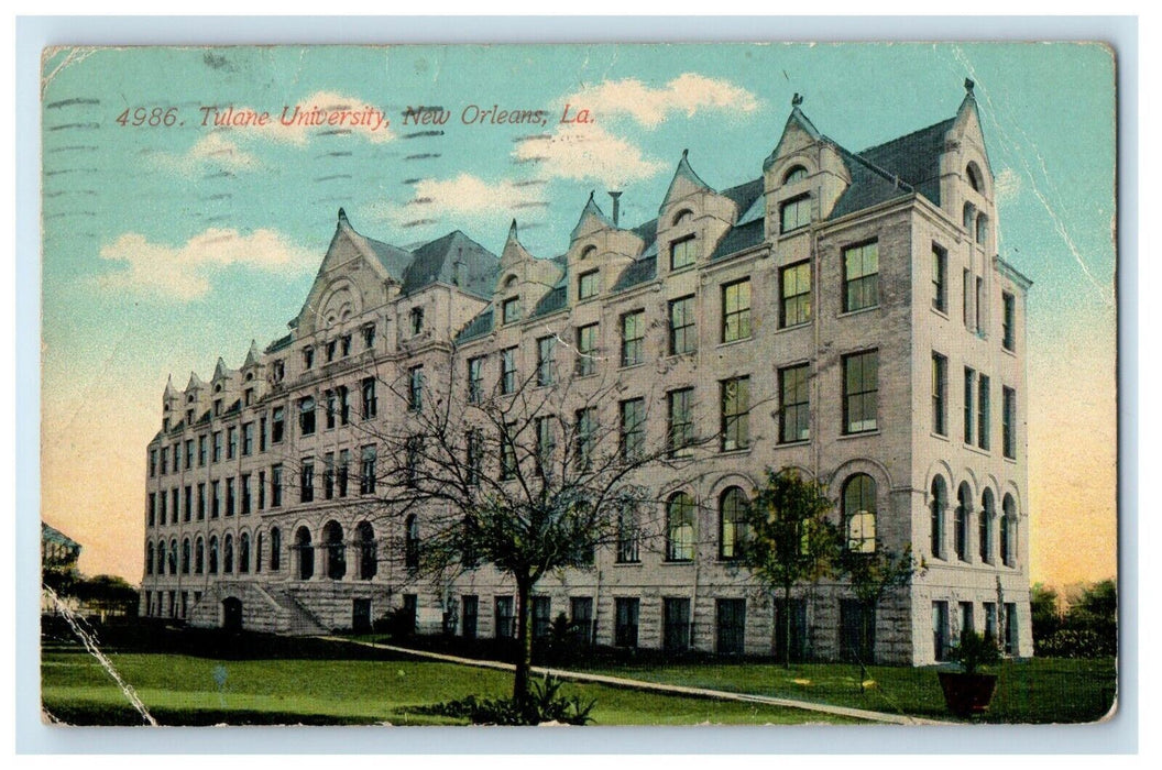 1911 Tulane University Buildings New Orleans Louisiana LA Antique Postcard