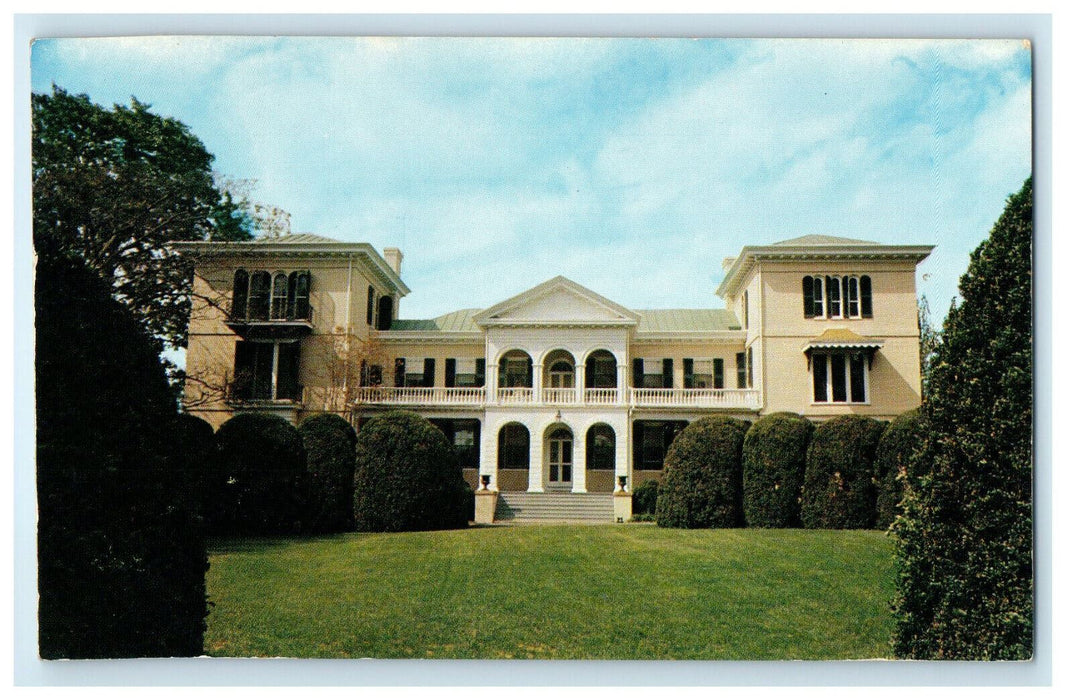 c1960s President's House, Sweet Briar College, Sweet Briar Virginia VA Postcard