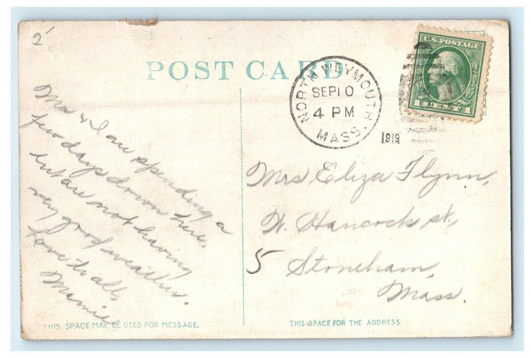 1919 St. Jerome's Church Catholic North Weymouth Massachusetts MA Postcard