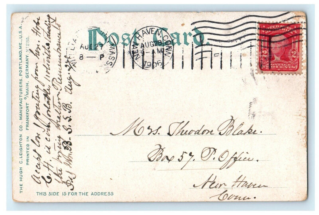 1906 Green River Horse Carriage Williamstown Massachusetts MA Antique Postcard