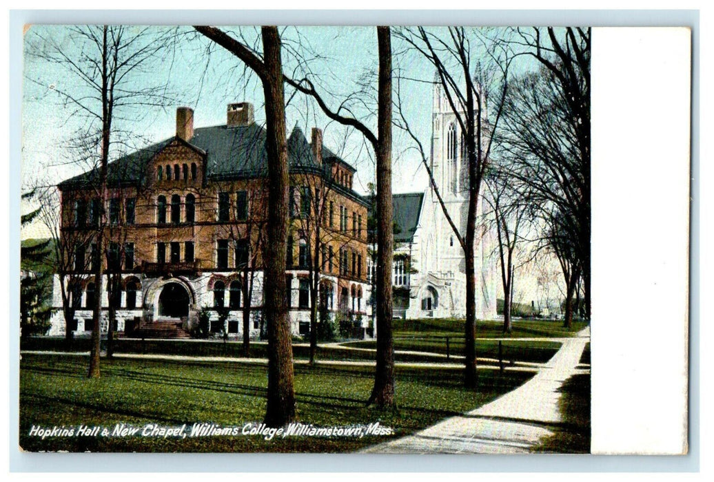 Hopskin Hall New Chapel Williams College Williamstown Massachusetts MA Postcard