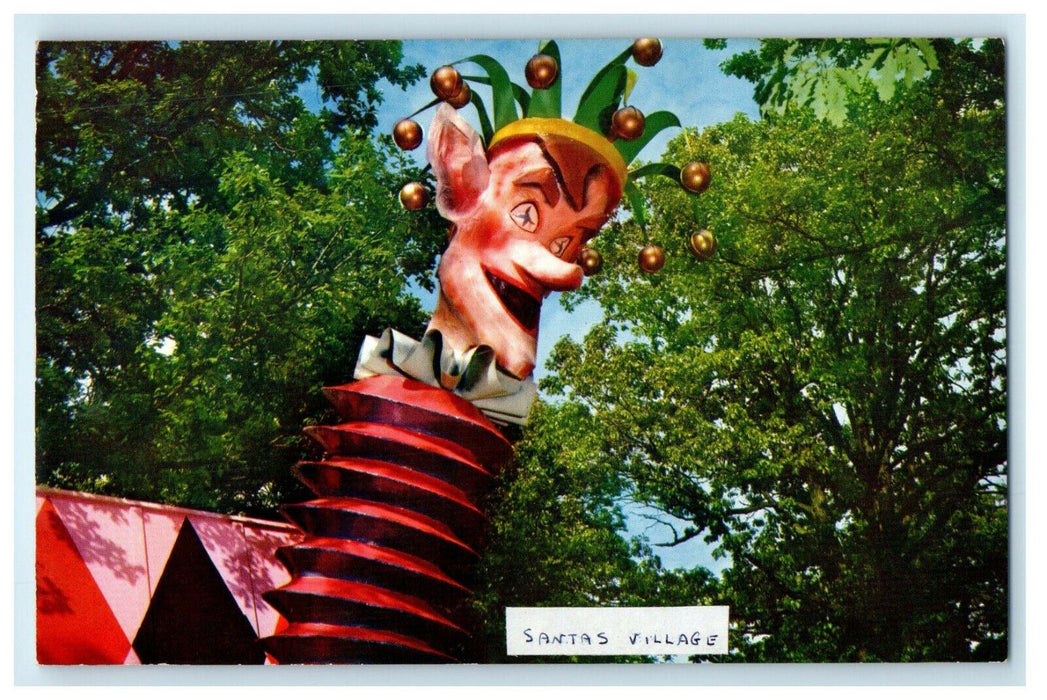 c1960s Jack in a Box, Santa's Village Dundee Illinois IL Unposted Postcard