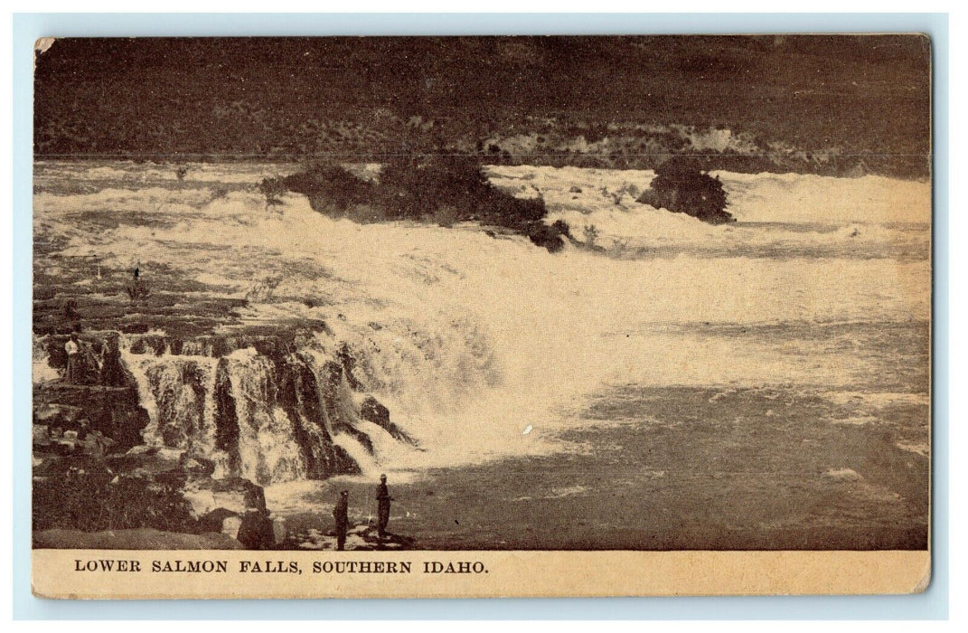 Lower Salmon Falls on the Snake River, Southern Idaho, ID. Vintage Postcard