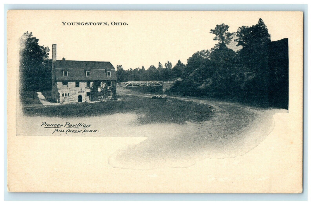 c1905 Pioneer Pavilion Mill Creek Park Youngstown Ohio OH Unposted Postcard