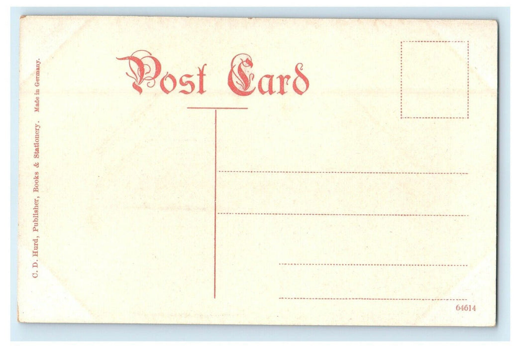 c1910's Lafayette Inn Building Clinton Iowa IA Unposted Antique Postcard