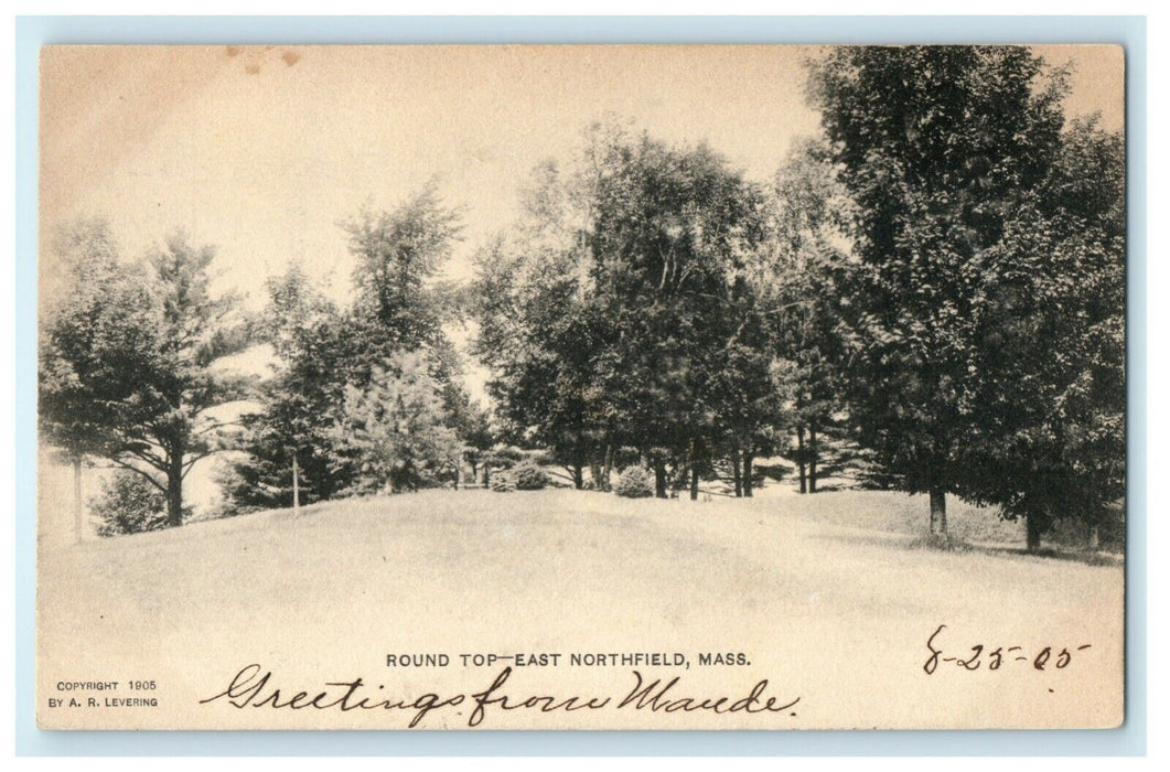 1905 Round Top East Northfield Massachusetts Posted Stamp Postcard