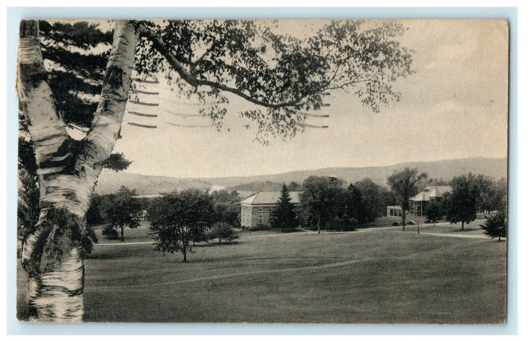 1946 Connecticut Valley Campus Northfield School Girls East MA Postcard
