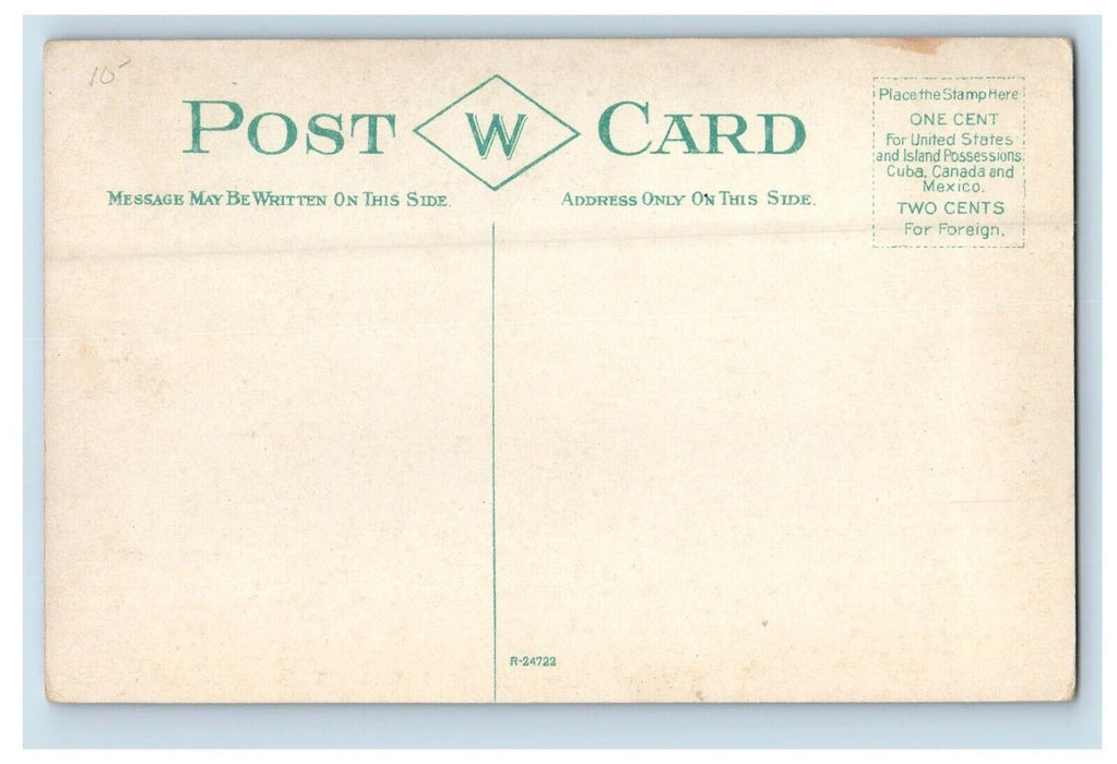 1913 East Broad Street View, Westerly, Rhode Island RI Antique Postcard