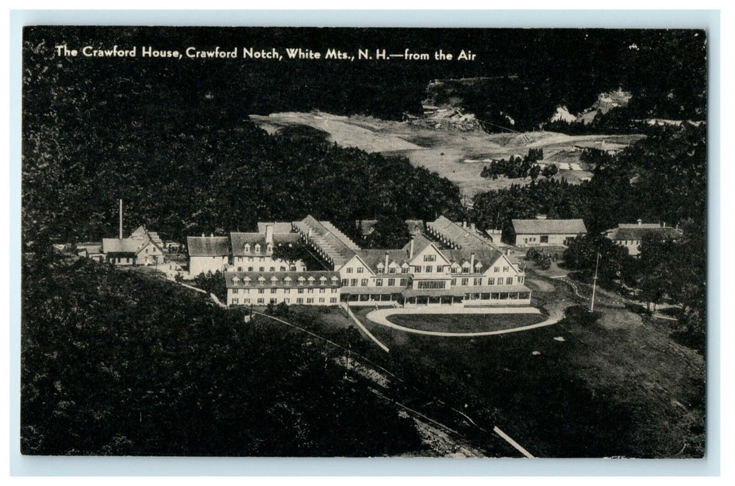 c1920's The Crawford House Notch White Mts. New Hampshire NH Aerial Postcard
