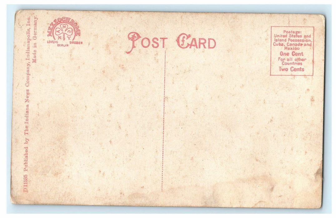c1910 Ice Skating Rink Riverside, Indianapolis Indiana IN Vintage Postcard