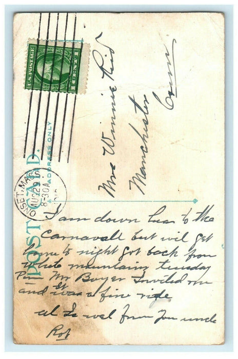 1909 Onset Ave. East Onset, Massachusetts MA Posted Antique Postcard