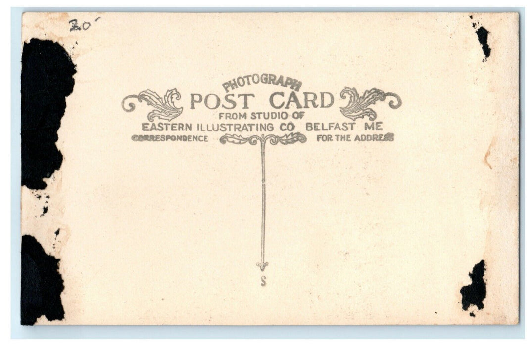 c1910 Town Hall Gorham New Hampshire NH RPPC Photo Unposted Postcard