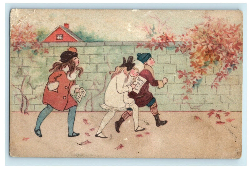 1921 Rally Day Service Church Advertising Altoona Pennsylvania PA Postcard
