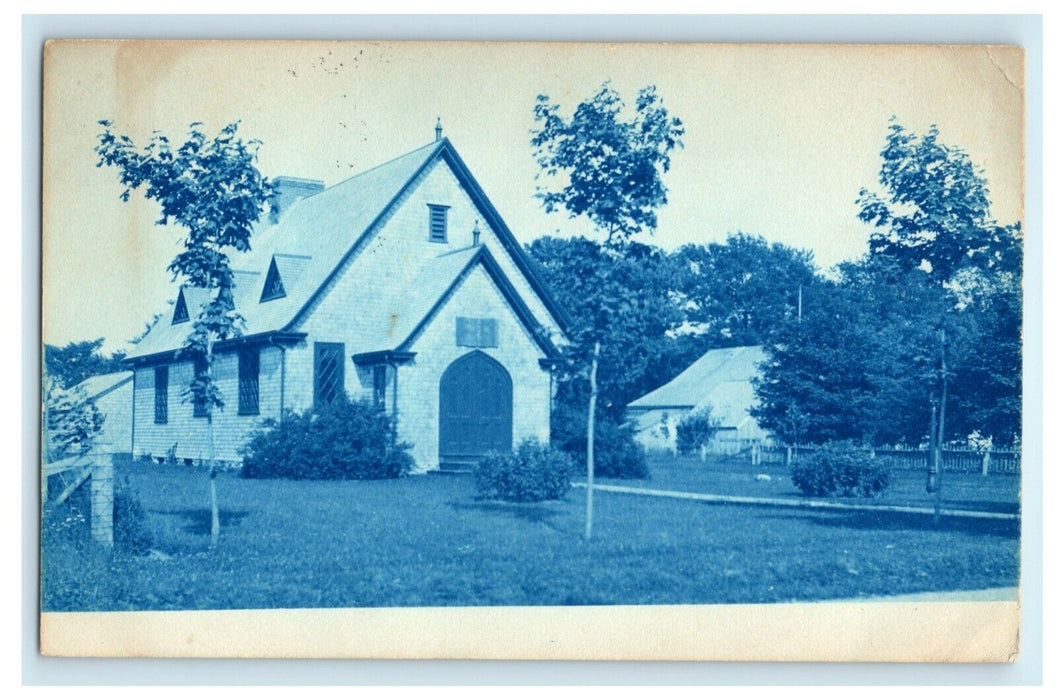 1908 First Church Christ Scientist Cotuit Massachusetts MA RPPC Photo Postcard