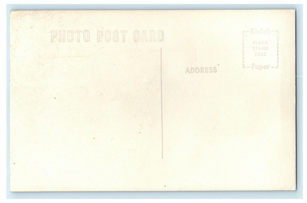 c1950's Spring Meadow Farm Inn Damarislotta Maine ME RPPC Photo Postcard