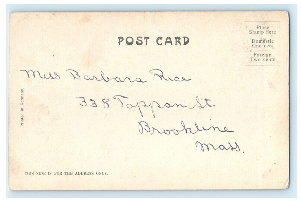 Hunnewells Garden Pub By The Boston Wellesley Massachusetts MA Posted Postcard