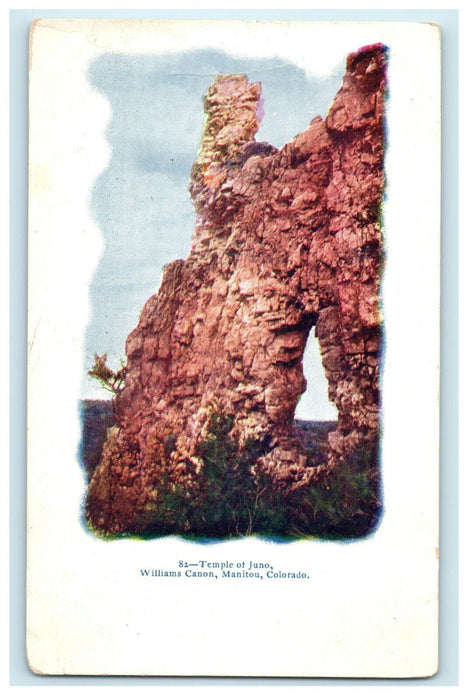 C1905 Temple of Juno Williams Canon Manitou Colorado CO Unposted Postcard