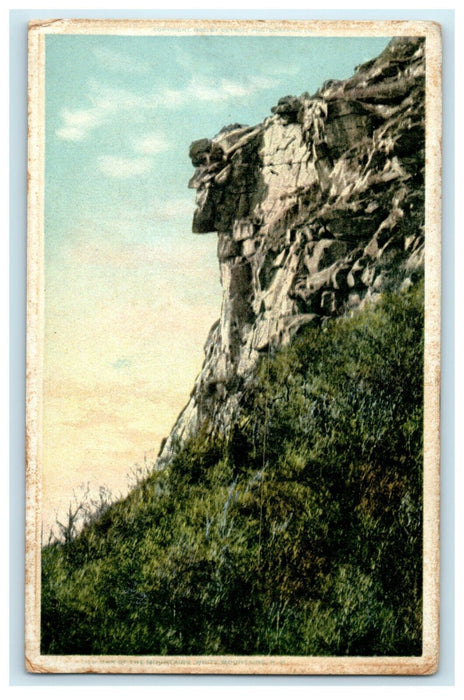1905 Man of White Mountains New Hampshire NH Woodsville Posted Postcard