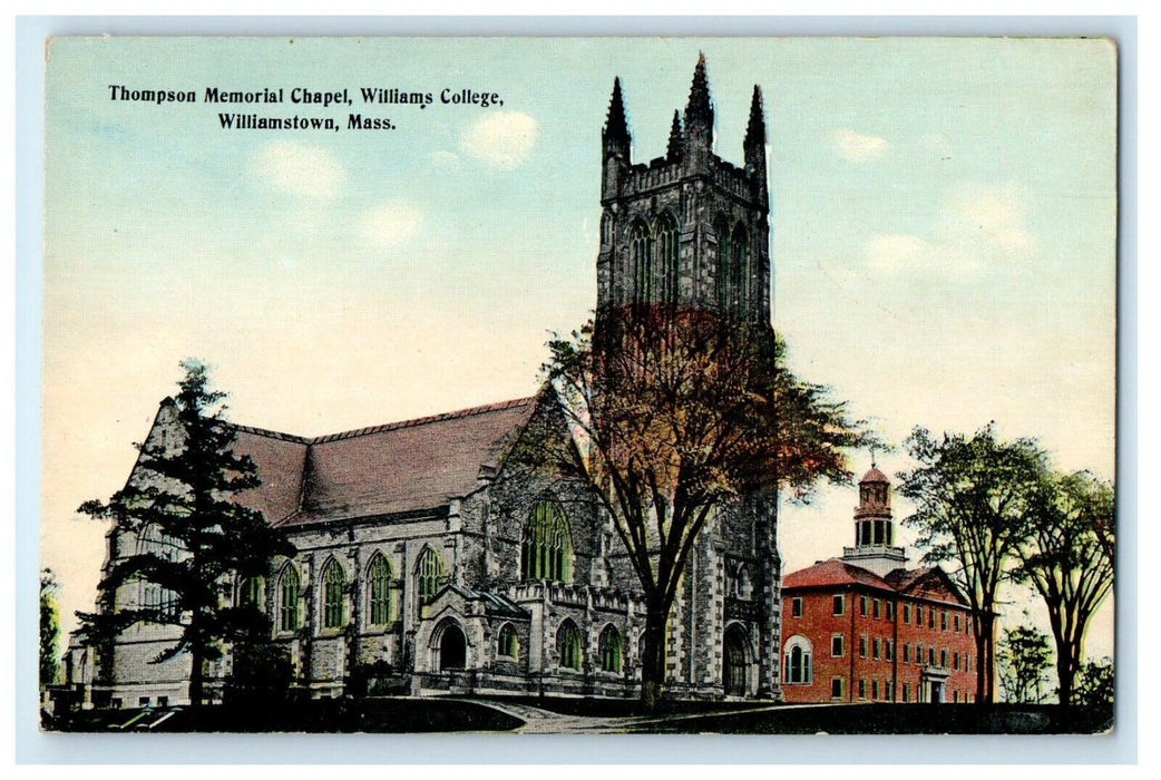 Thompson Memorial Chapel Williams College Williamstown Massachusetts MA Postcard