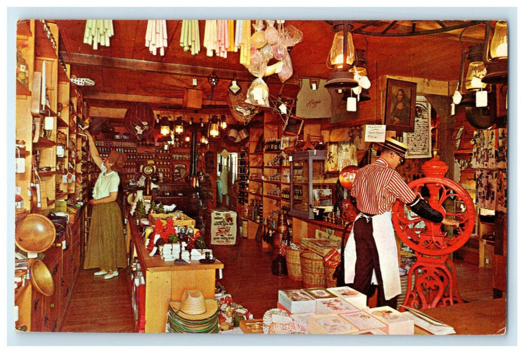 c1950s Wileswood Country Store 509 Huron Street Huron Ohio OH Postcard