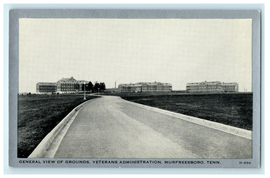 General View of Grounds, Veterans Administration, Murfreesboro Tenn. Postcard