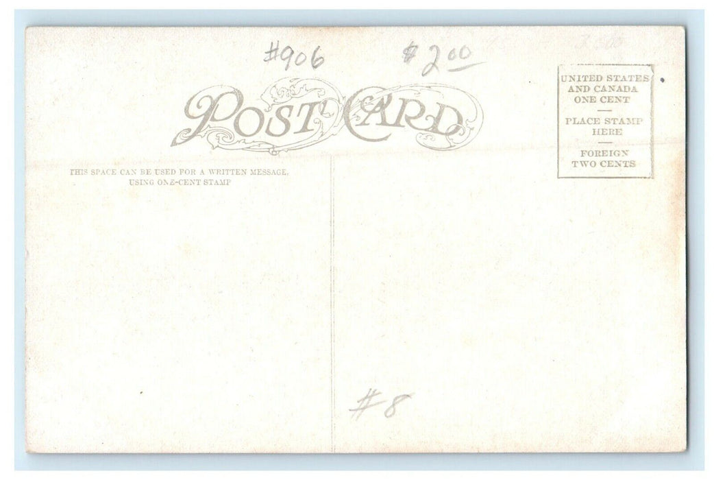 c1910's View Of Coliseum Building Car People Des Moines Iowa IA Antique Postcard