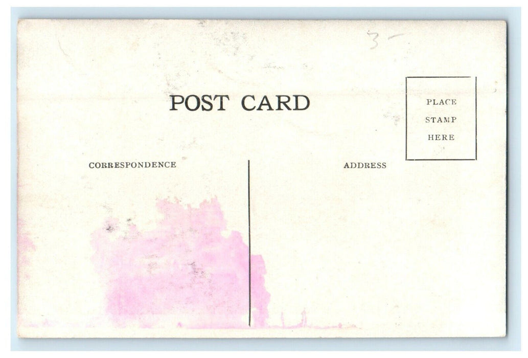 c1910's Des Moines Iowa IA, Union Park Bridge Unposted Antique Postcard