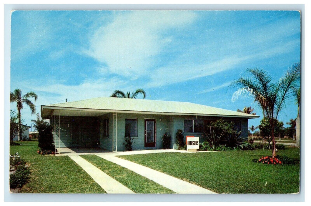 The Hibiscus Home At Bayshore Gardens Sarasota Bay Sarasota Florida FL Postcard