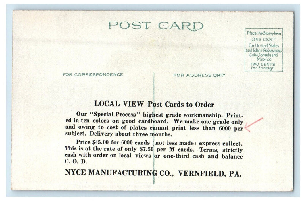 The Poggatticut Shelter Island Heights & Beach New York NY Advertising Postcard
