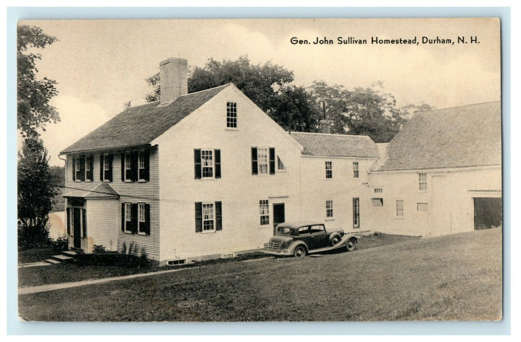 c1930's General John Sullivan Homestead Durham New Hampshire Unposted Postcard