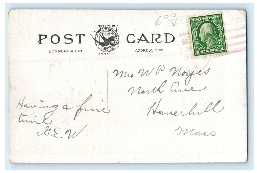 c1920s The Casino & Occean Boulevard, Hampton Beach New Hampshire Postcard