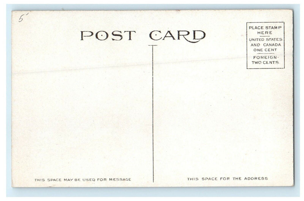 1911 Odd Fellows Building, Worcester Massachusetts MA Antique Postcard